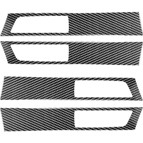 Fit For Land Rover Discovery 4 2010-2016 Carbon fiber window and door handle armrest panel decoration Interior modification