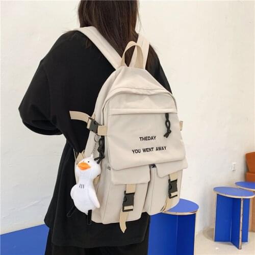 Unisex Couple School Backpack Bags For Women Nylon Large Capacity Mens Travel Backpack Large Capacity Bagpack