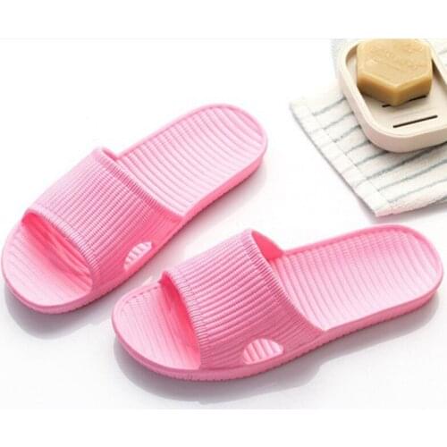 New Women Indoor Floor Flat Shoes Summer Non-slip Flip Flops Bath Home Slippers Female Slipper Comfortable Zapatillas De Hombre