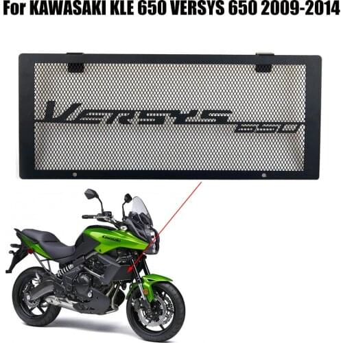 For KAWASAKI KLE650 KLE 650 VERSYS 650 VERSYS650 2009-2014 Motorcycle Accessories Radiator Grille Guard Grill Protector Cover