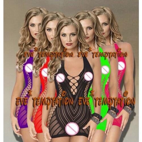 Women sexy lingerie Sleepwear Lingerie Babydoll BODYSUIT Floral Body Stocking dress Intimate Catsuit Nightwear backless A029