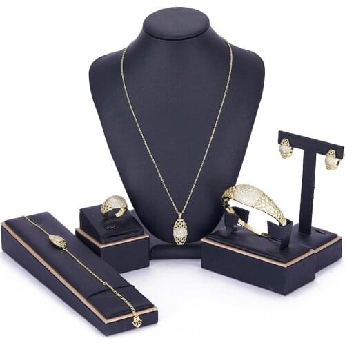 2021 Apr Morocco hot selling accessories wedding jewelry set for women traditional jewelry set copper high quality jewelry set
