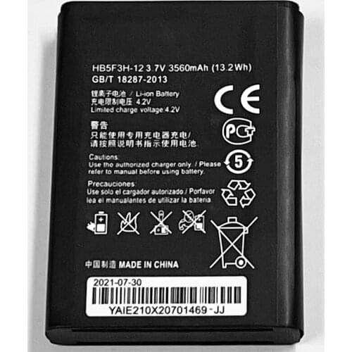 3.7V 3560mAh HB5F3H-12 For Huawei E-mobile Emobile GL06P PBD06LPZ10 Pocket WiFi 4G LTE Wi-Fi Router Hotspot Modem Battery