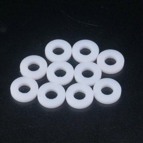 50 PCS 11x5x2mm PTFE Flat Washer Gasket Spacer Sealing For Pressure Gage