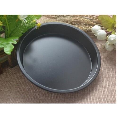 7 inch Non-stick Bake Solid Bottom Pizza Plate Hard Die Baking Tray Baking Mold Circular Pizza Disk