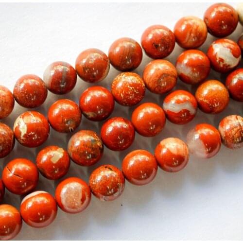 2-12mm Wholesale Natural Round Red Jaspers Stone Beads For Jewelry Making Beads 15'' DIY Beads Bracelet Necklace Gift