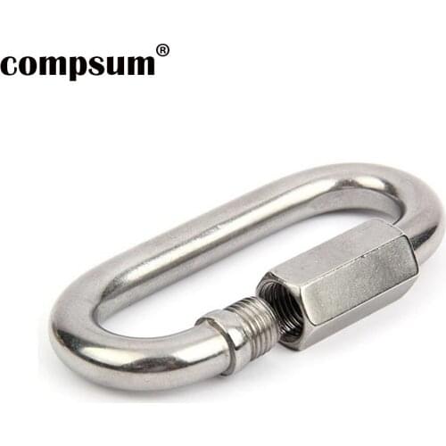 Stainless Steel Quick Link Quick connect ring 304 stainless steel link ring track buckle chain buckle