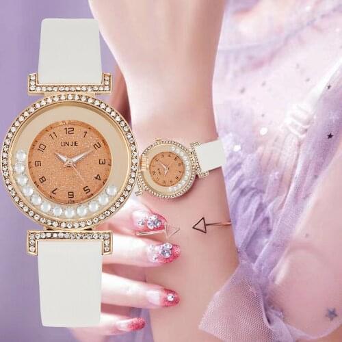 Luxury Diamond Digital Women Watches Fashion Brand Female Quartz Leather Watch Casual Ladies Dress Wristwatches Orologio Donna