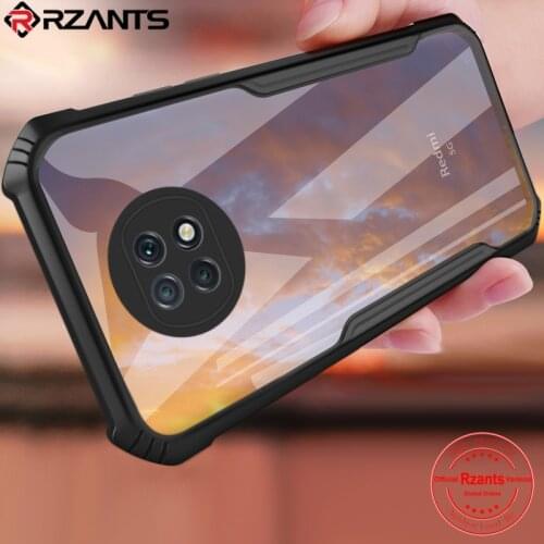Rzants For Xiaomi Redmi Note 9T Redmi Note 10 Pro Max Case Hard Hybrid Shockproof Slim Crystal Clear Cover Double Phone Casing