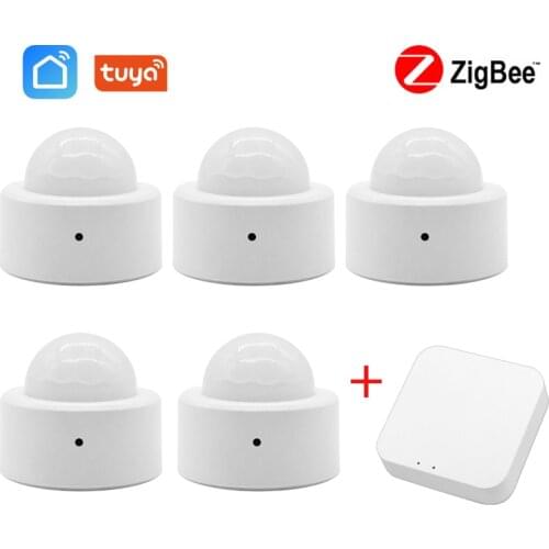 ZigBee Human Body Sensor Wireless Smart Body Movement PIR Motion Sensor Use With Gateway Tuya Smart Life App Smart Home