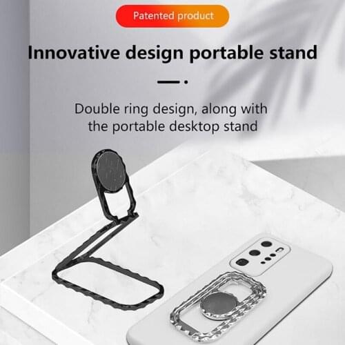 Tablet Stand Holder Metal Folding Invisible Flat Support for Live Broadcast Zinc Alloy Black/ Rose Gold/ Silver