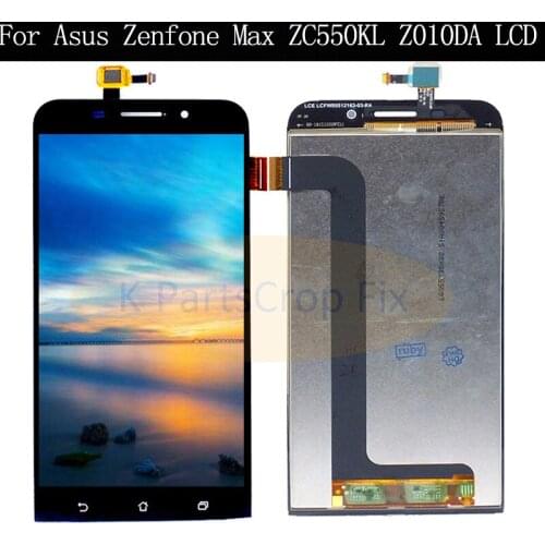 For 5.5'' ASUS Zenfone Max ZC550KL Z010DA LCD Display Touch Screen Digitizer For ASUS ZC550KL LCD With Frame Replacement Parts