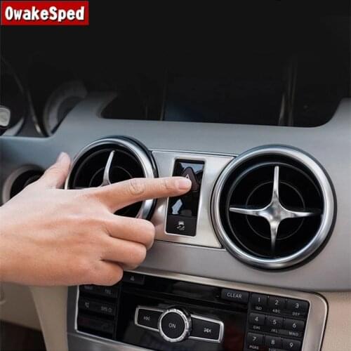 For Mercedes Benz GLK X204 2012-2015 Interior Accessories Car Styling Warning Lamp Decals Decoration Sticker Trim