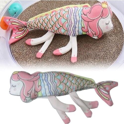 Pet Cat Play Fish Teeth Mint Catnip Chewing Kids Chewing Toy Interactive 2