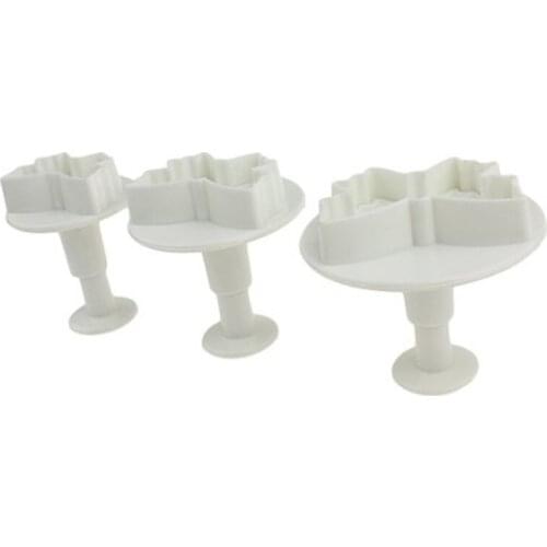 Cake Baking Cookie Mold Fondant Cake Tools 3Pcs/Set Butterfly Cake Biscuit Plastic Mold Cutting Kitchen Accessories