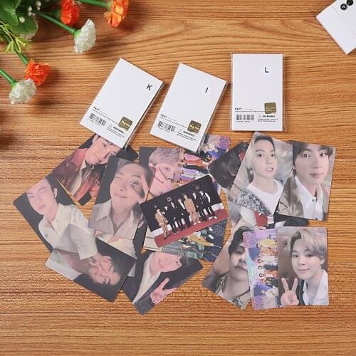 South Korean Groups Kpop Bangtan Boys Card Poster New Album BE M2U Lomo Box Small Card Set All Styles Collective HD Photocard