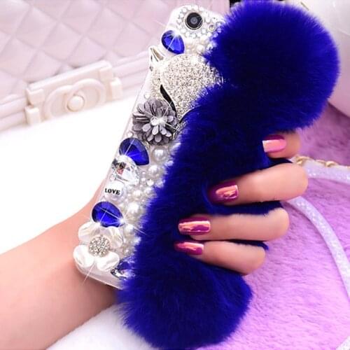 Hot Cute Hair Fluffy Furry Case For iPhone X XR XS Max 11 Pro Soft Case Cartoon Warm Phone Case For iPhone SE 2020 6 6S 7 8 Plus