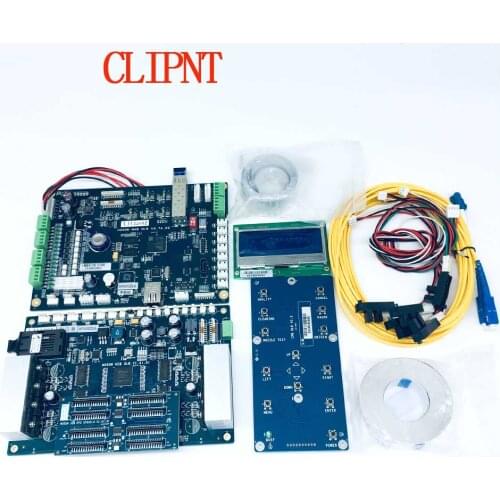 Hoson 4 head xp600 print head board set spares system four head xp600 mainboard head board for flat bed uv printer