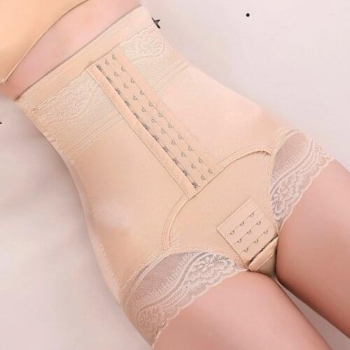 Boned Corset Bustiers Women Underwear Pants High Waist Slimming Tummy Panties Slimming Sheath Belly Trainer Belt Shaper Pants