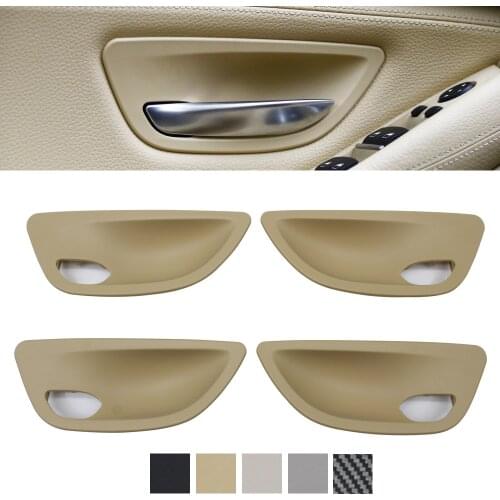 Left Right Inner Door Handle Bowl Cover Trim Replacement For BMW 5 Series F10 F11 F18 2010-2017