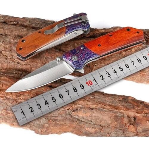 Multifunctional folding knife Outdoor survival camp knife high hardness fruit knife Paring Knives