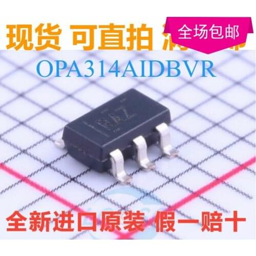 New 10pcs/lot OPA314AIDBVR OPA314 SOT23-5 RAZ OPA314AIDBVT