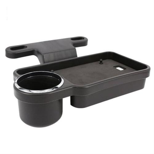 Car rear seat beverage tray rack food table cup tray multifunctional table rack back dinner plate folding table rack