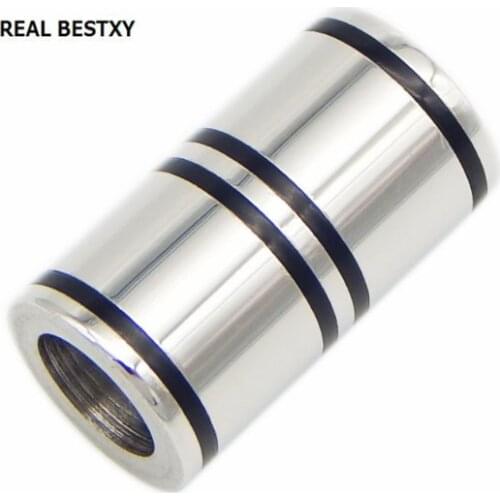 REAL BESTXY 10pcs/lot High Quality Jewelry Findings Bracelet Necklace Clasp DIY 316l Stainless Steel Magnet