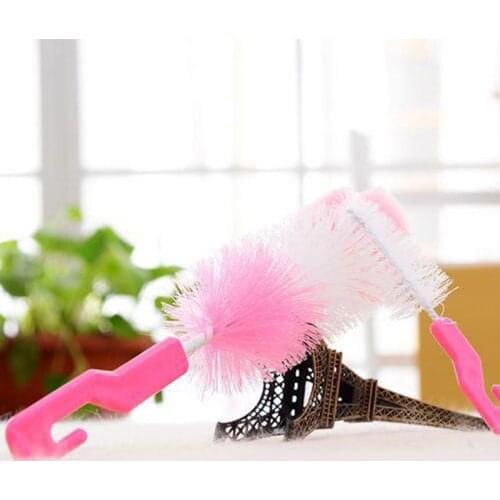 Baby Bottle Brush with Hook to Clean Sponge Head Paper Packaging Bottle Random with Colors Brush Card C5C8