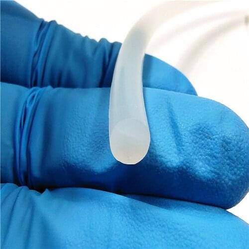 Length 1M to 10M White color solid white silicone strip round white silicone sealing strip white rubber sealing strip