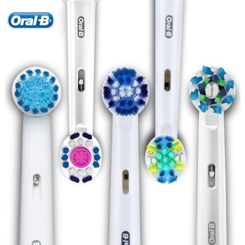 Genuine Oral B Toothbrush Heads Replacement EB17 EB18 EB20 EB25 EB50 5 in 1 Oralb Brush Heads Teeth Clean Oral Hygiene 5Pcs/pack