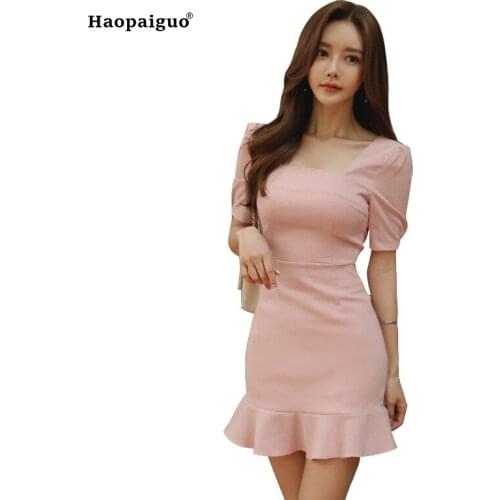 YONG YAO HONG Office Summer Dresses