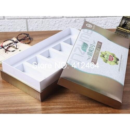 Custom logo printed luxury paper gift packaging jewelry box ( GF-167)