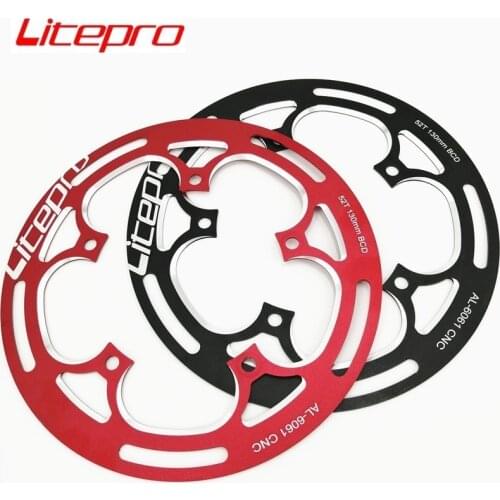 Litepro Chain Wheel Chain Guard Plate 130BCD 48/50/52T Single Speed Chainring Sprocket Protection Cover
