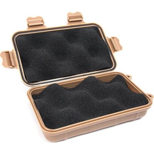 1PC Small Waterproof Sealed Storage Box EDC Outdoor Camping Survival Equipment Shockproof Pressure Portable EDC Tool Box