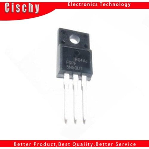 10pcs FDPF5N50UT TO-220F FDPF5N50 TO-220 5N50 5N50UT 500V 5A and original In Stock