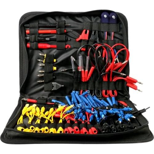 92pcs Set Car Circuit Test Power Probe Wiring Cable Accessories Kit MT08 SRS Connector Alligator Clip For Multimeter MST9000