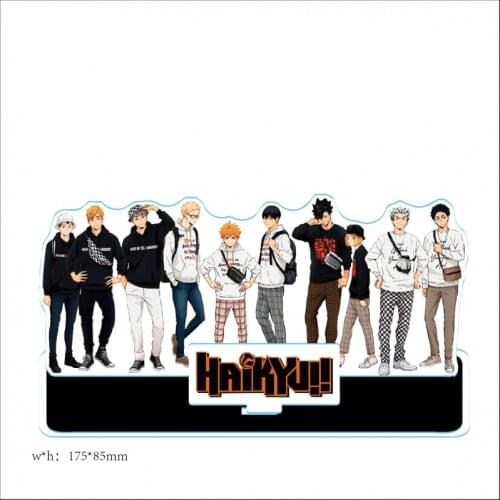 Anime Haikyuu!! TO THE TOP Shoyo Hinata Tobio Kageyama Acrylic Stand Figure Model Plate Desktop Decor Accessories Cosplay