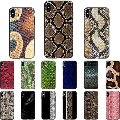 Python yellow gold Snake skin Phone Case For iphone 12 11 Pro Max Case For iPhone 11 12 mini XS MAX X XR SE2 8 7 6S Plus Case