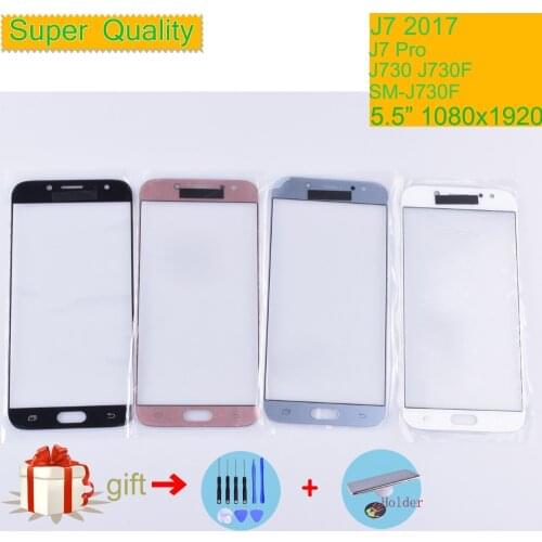 For Samsung Galaxy J7 Pro 2017 J730 J730F SM-J730F SM-J730G/DS Touch Screen Front Glass Panel TouchScreen LCD Outer Lens j7 2017