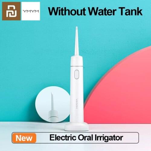 Youpin YMYM Electric Oral Irrigator IPX7 Waterproof Without Water Tank Rechargeable Water Flosser Portable Dental Flusher