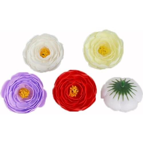 Preferential Artificial Small Soap Peony Romantic Wedding Valentines Day Gift Banquet Home Decoration Flower Head