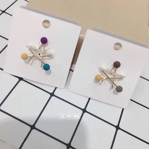 Colorful Beads Rhinestone Star Brooches for Women 2 Colors Available Fashion Vintage Elegant Brooch Pin Coat Jewelry Gift