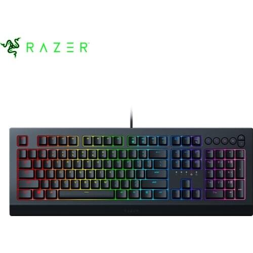 Razer Cynosa V2 Customizable Chroma RGB Membrane Gaming Keyboard-Individually Backlit Keys - Spill-Resistant Design