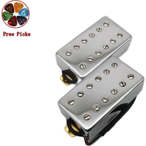 LP Metal Humbucker Electric Guitar Pickups 12 Piece Alnico 5 Steel Magnetic Pickup 5-core Wires
