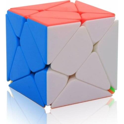 MoYu MFJS Axis Magic Cube Stickerless 3x3x3 Speed Puzzle Toys Twist Cube Multi-Color Ultra-Smooth Gift Safe ABS 56mm 1PCS PACK