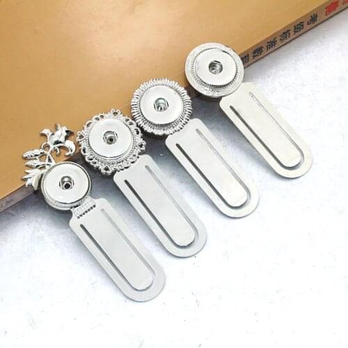 Wholesale Boom Life 2017 NEW Bookmarks snap button jewelry (fit 18mm 20mm snaps ) 4994