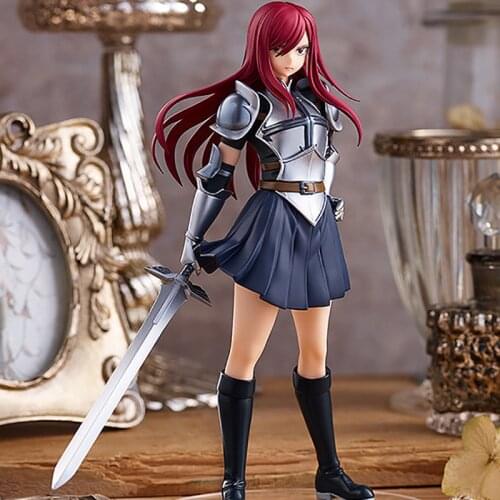Judai 17cm Original GSC Up Parade Fairy Tail Final Season Erza Scarlet PVC Action Figure Eruza Collection Model Doll Toys