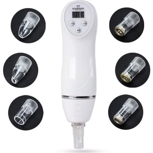 Potable Microdermabrasion Machine Diamond Peeling Acne Beauty Device Suction Blackhead Removal Skin Pore Clean Facial Massage