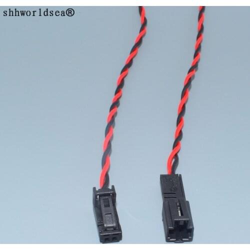 Shhworldsea 2pin 4B0971832 4B0 971 832 4E0 972 575 Door Lamp Socket Interior LED Light Plug Speaker Connector For Audi VW Skoda